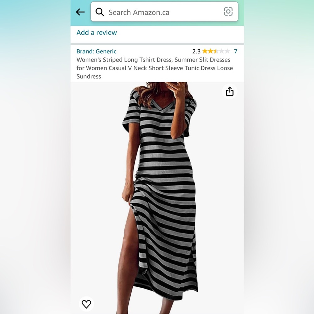 New without tag,Striped blue T-Shirt maxi dress.